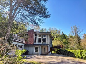 Unique, serene house nested at the back of a beautiful 4-acre property.