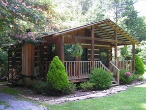 Charming and cozy cabin nestled in the Smoky Mountains.