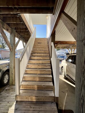 Stairs to the house