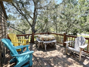 Deck Off Kitchen and Dining Area