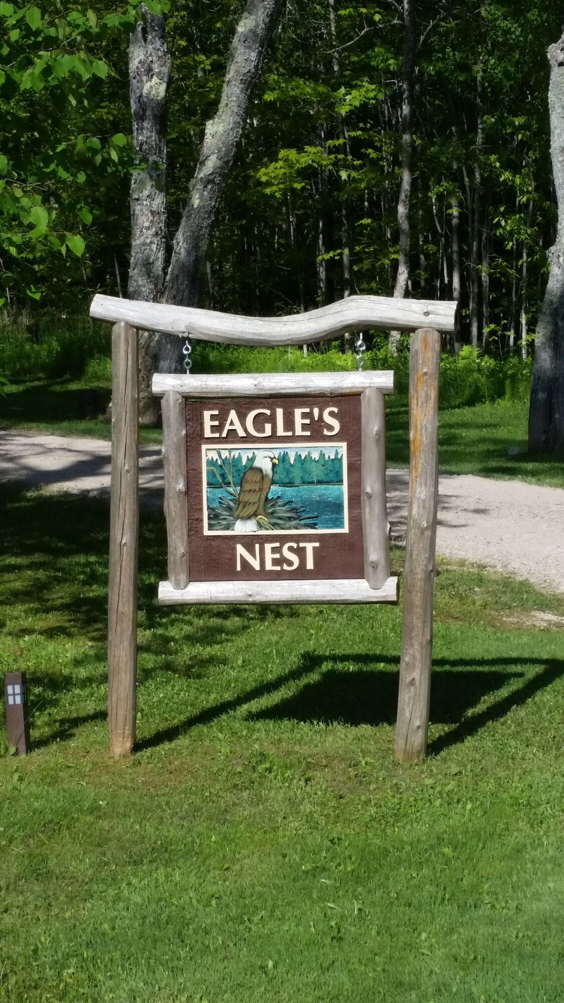 Lakefront Log Home Near Mackinac. Time to book your Summer Vacation on Brevort!