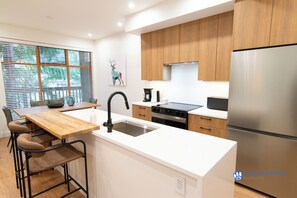 Open plan kitchen area