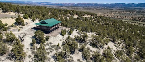 The Ridgetop HIdeaway sits on 8 acres with no neighbors