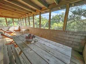 Screened Porch, First Floor