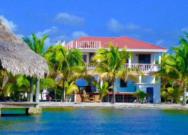 Beach Home from the Ocean