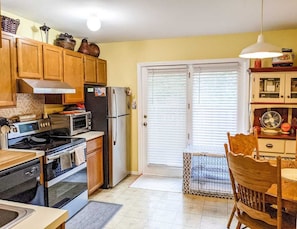 Large Kitchen
Note: Toaster oven has been replaced with a microwave and toaster
