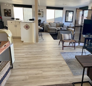 New flooring throughout home