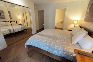 Master bedroom and ensuite