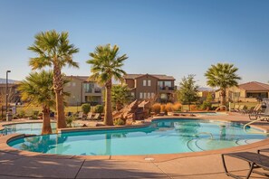 Enjoy full access to pool heated year-round at the clubhouse