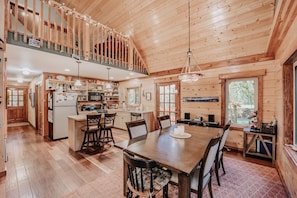 Indoors,Hardwood,Stained Wood,Dining Room,Dining Table