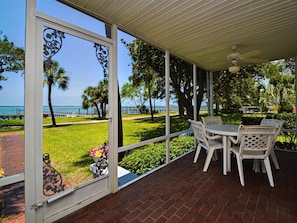 Enjoy the breezes and views on the front porch