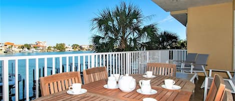 Have a memorable breakfast overlooking the intercoastal