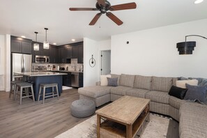 Living Area - Living area with a large sectional.