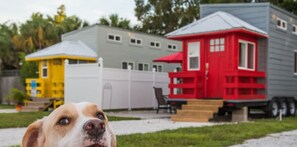 Tiny House Red Lifeguard Stand