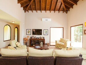 Living Room with Flat Screen TV