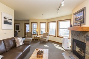 Wrap around living room.