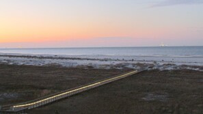 Boardwalk at sunrise