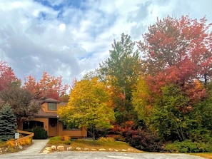Step off the large deck, with a grill and outdoor dining, onto the the private backyard with flat lawn and small babbling brook. Hop on the short path that brings you right to the slopes of Bretton Woods Ski Area!