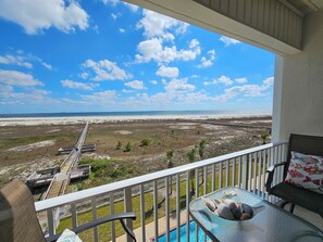 Balcony view southwest