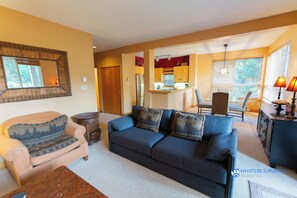 Sofa bed in living area