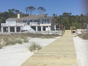 View of house from Beach 