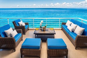 Lounge on the patio enjoying the fresh air and ocean breeze.