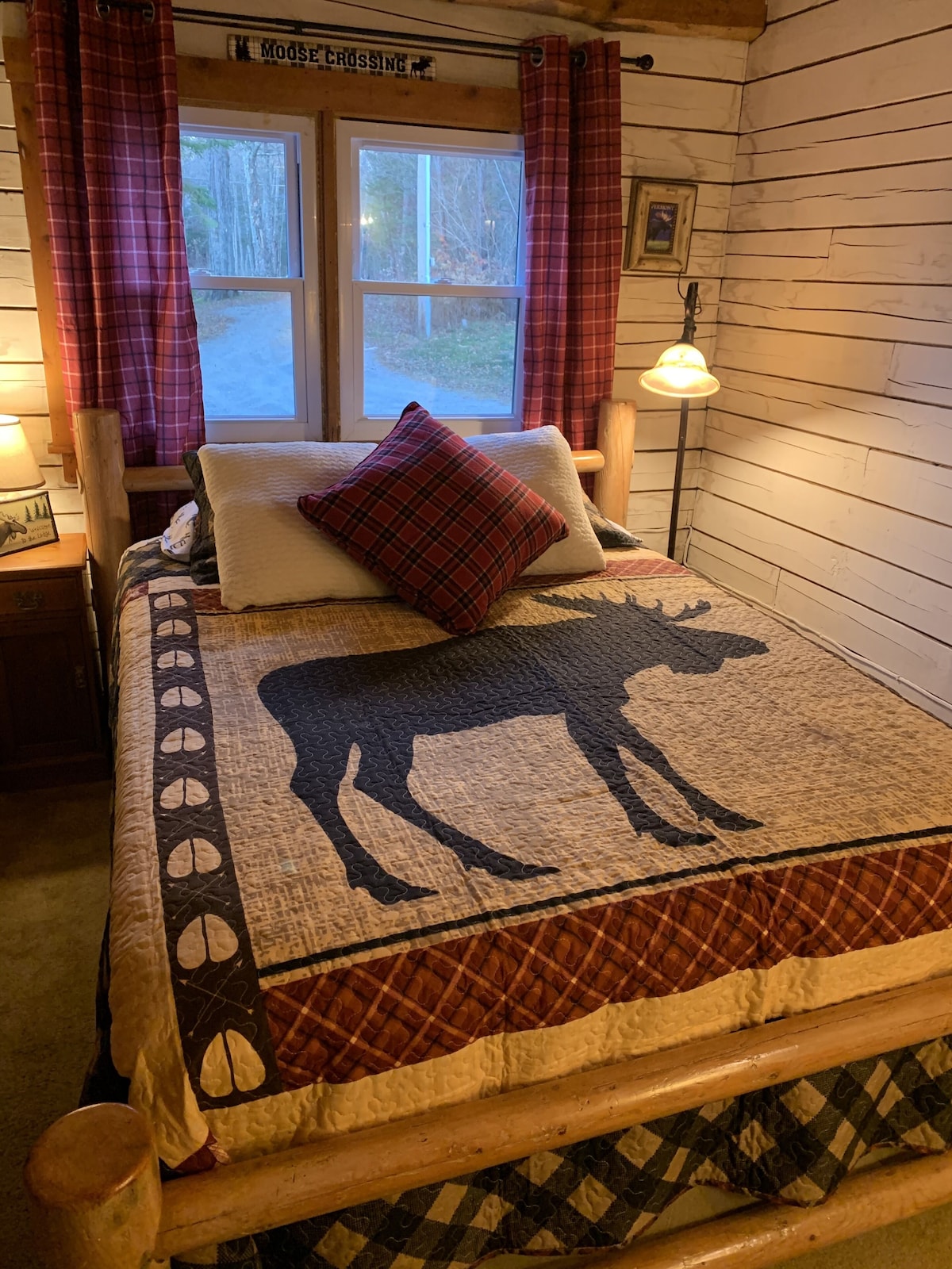 Loon Lodge, a waterfront 2 bedroom cabin on Newark Pond in Newark, Vermont, NEK