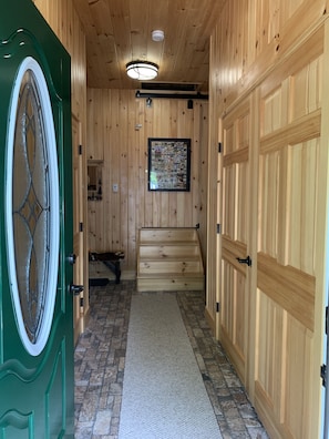 Entrance to cabin
