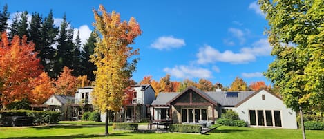 Maple Lodge in autumn