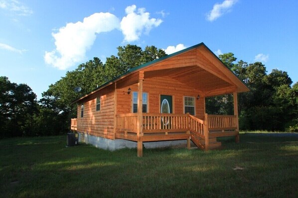 Front of the cabin. 