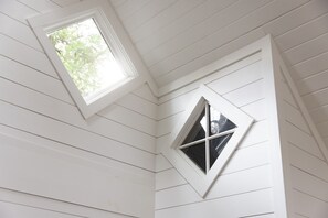 natural light and vaulted ceilings