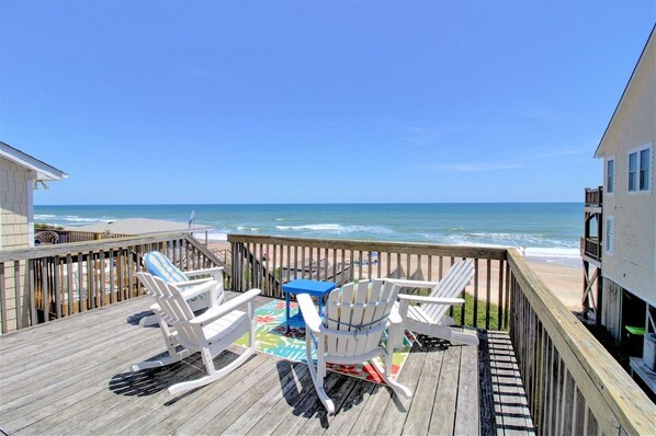 Oceanfront Deck View