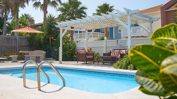 Refreshing swimming pool