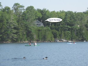 Canoeing & kayaking on the lake with the loons is a favorite activity