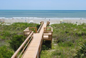 Private Walkway to the Beach