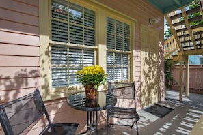 Front porch sitting area is a great place to relax!