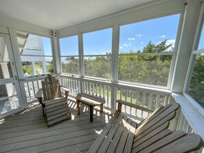 Screened Porch, First Floor