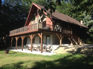 Front Yard, upper and lower deck