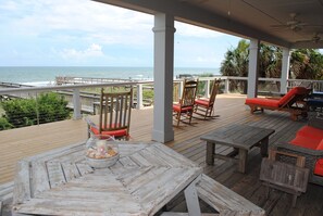 Covered Porch and Sun Deck