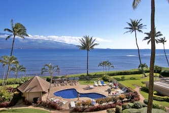 Island Sands 401 Oceanfront Condo with Ocean View. Enjoy the saltwater oceanfront swimming pool.