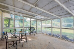 Entrance through our Sunroom with great view.