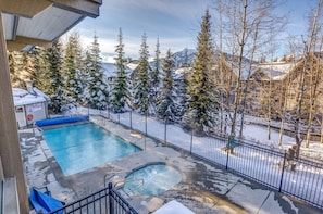 Outdoor Heated Pool and Hot Tub