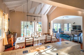 Upper level dining room