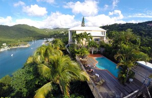 Enjoy a private pool and patio, sheltered by gardens and nature...