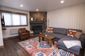 Newly remodeled Living room.