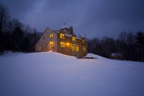 House rear view--winter