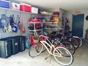 Bikes, Beach Toys, Beach Chairs, Coolers, Umbrellas, and much more...