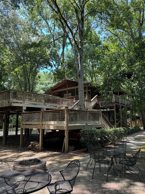 River side of the cabin!