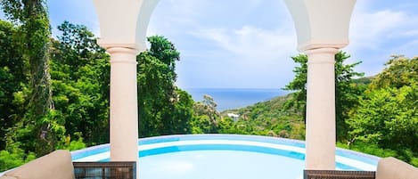 Patio Pool and Sea View