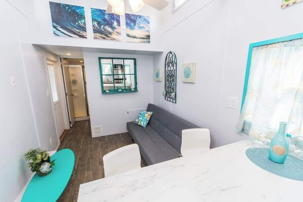 Beachy living room